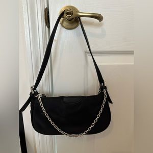 Black mini shoulder bag